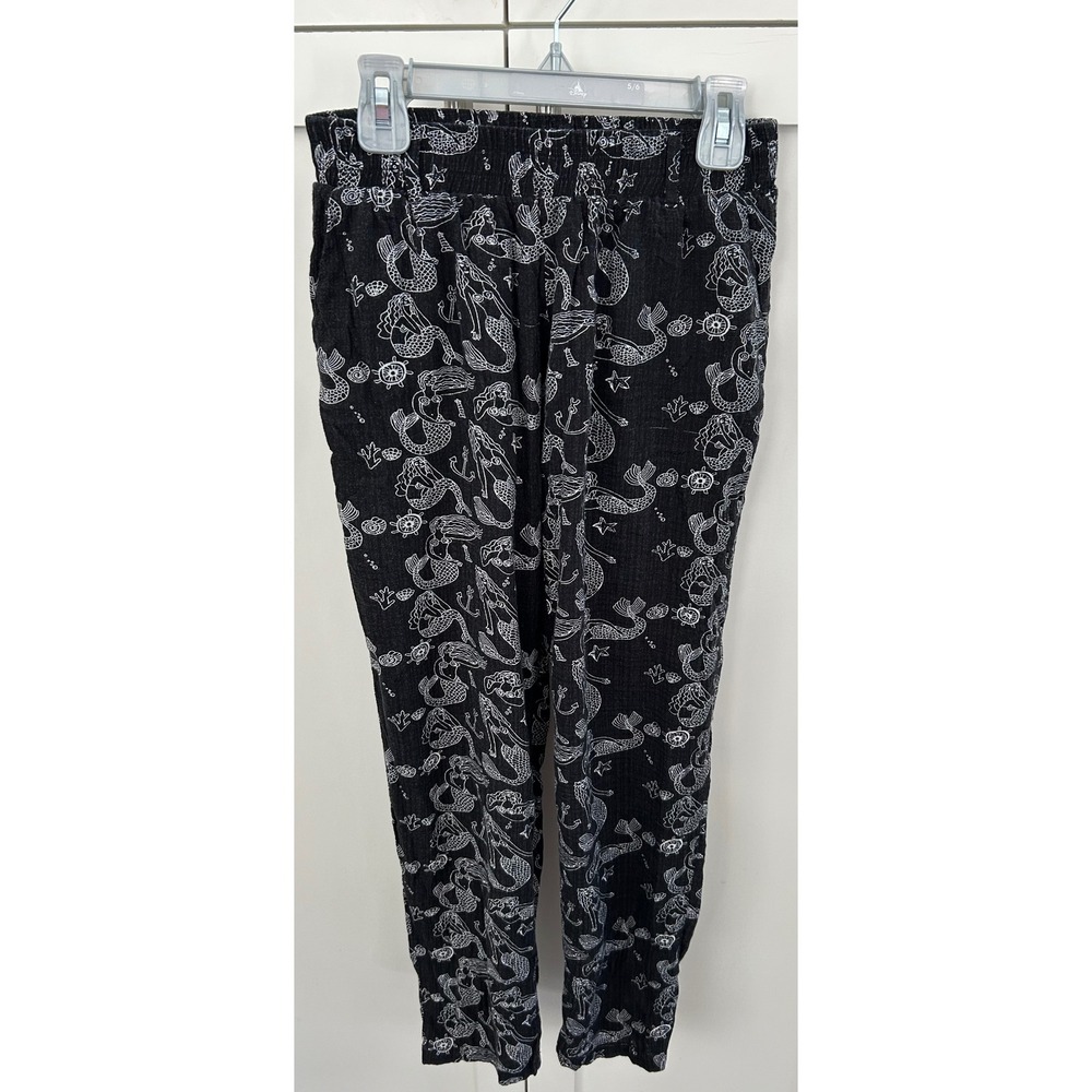 Hide & Seek mermaid print pants‎ XS travel summer beach Boho